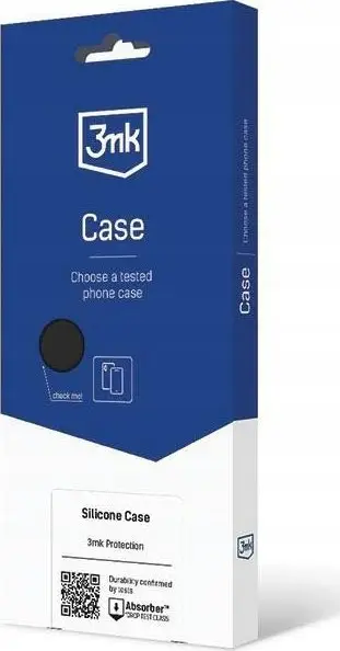 Këllëf silikoni 3mk për Redmi Note 13 5G, mbrojtje nga goditjet, i zi