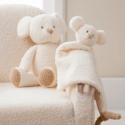 Loder përkëdhelëse Mouse TEDDY- 34 cm - Teddy Ecru - 2