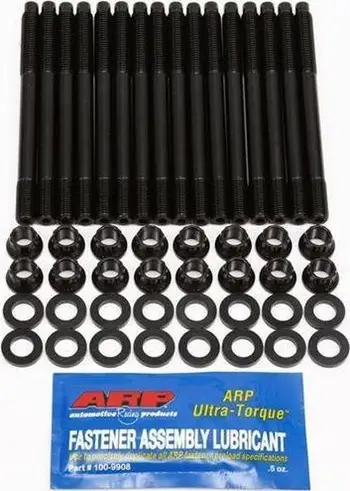 Set bulonash kryesore ARP 202-5802 për Nissan Ford 3.8L, 4-bolt mains, përfundim Black Oxide, i zi
