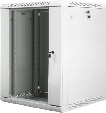 Kabinet muri rrjeti Lanberg WF01-6615-10S, 19" 15U, 60kg, gri