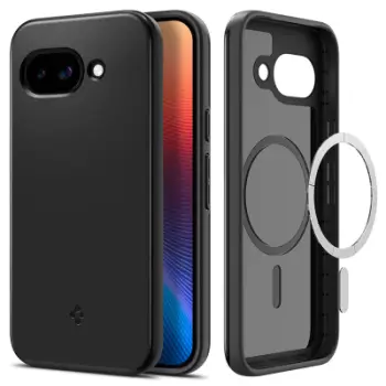Mbrojtëse për celular SpigenThin Fit (MagFit) për Google Pixel 9a, e zezë