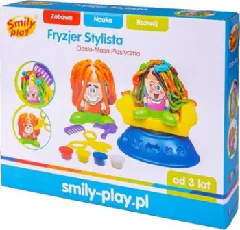 Lodër plastelinë Smily Play Hairdresser Stylist, set kreativ, shumëngjyrëshe