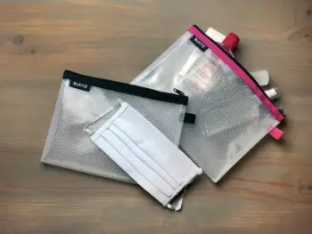 Çantë tualeti Leitz WOW, e gjelbër, transparente