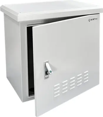 Kabinet muror outdoor Alantec 19" 9U, 600x600, 4 traversa mbështetëse, gri