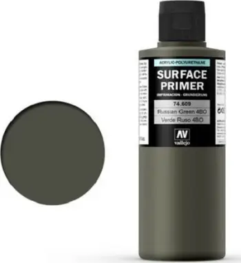 Primer poliuretani Vallejo Av Polyurethane 74609, 200ml, Russian Green