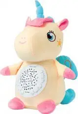 Lodër plushe me projektor Milly Mally Unicorn, drita shumëngjyrëshe, ninulla relaksuese