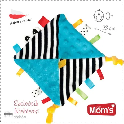 Lodër plushe Hencz Mom's Care Rustler 732, 15 cm, blu - 1