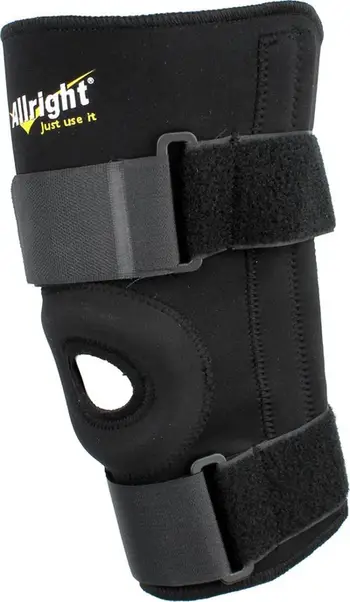 Mbrojtëse për gju Allright AS01020, madhësia S 33.5 cm, neopren, e zezë
