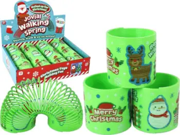 Lodër pranverë Leantoys Christmas Motif, 6cm, e gjelbër