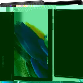 Këllëf tabletë Spigen Rugged Armor, për Samsung Tab A8 10.5" X200/X205, TPU, i zi mat