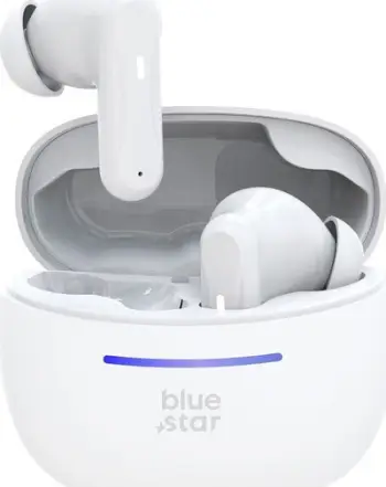 Kufje pa tela Blue Star TWS BK44, Bluetooth 5.4, IPX4, të bardha