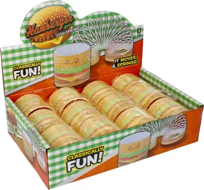 Lodër pranvere MEGA CREATIVE Burger, 8 cm, shumëngjyrëshe - 2