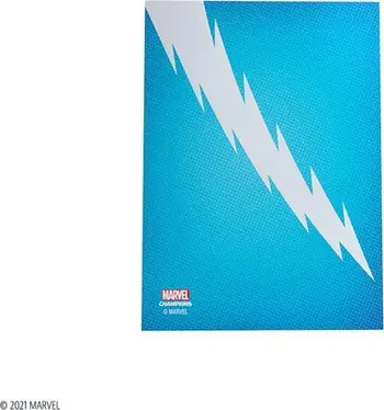 Mbrojtëse për karta loje Gamegenic Gamegenic: Marvel Champions Art Quicksilver 50 +, 66 mm x 91 mm, e kaltër