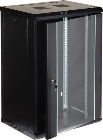 Kabinet rack muri Eprado R19 18U, 19", metalik, i zi