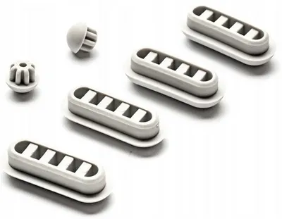 Set bumperash për ulëse WC Cersanit Slim K99-0240, duroplast, gri - 1
