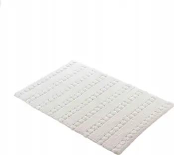 Tapet banjoje Douceur d'intérieur CLEONIS, pambuk, 50x80 cm, e kremtë
