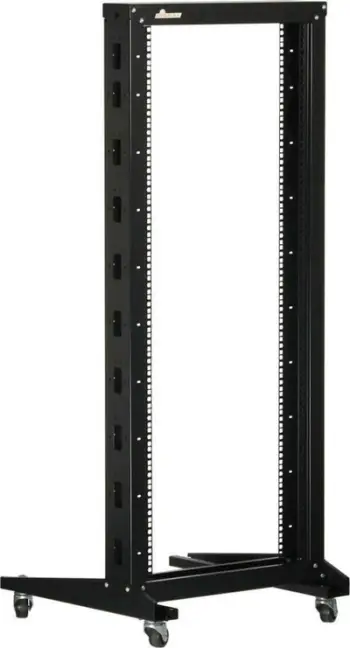 Kabinet rrjeti Delta Standing 19", 29U, me rrota, i zi