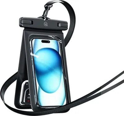 Çantë ujirezistente Usams YD014, për telefona deri 6.7", IP68, e bardhë - 2