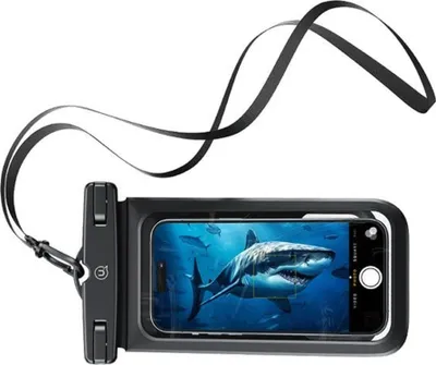 Çantë ujirezistente Usams YD014, për telefona deri 6.7", IP68, e bardhë - 4