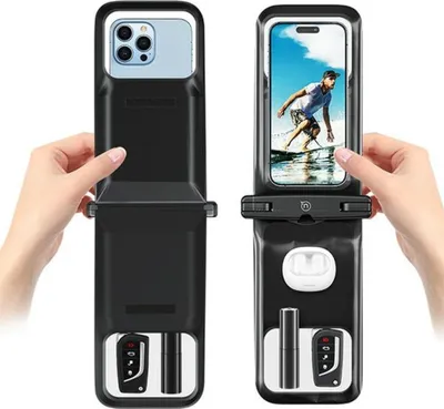 Çantë ujirezistente Usams YD014, për telefona deri 6.7", IP68, e bardhë - 5