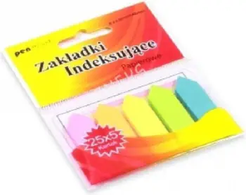 Shirita indeksi letre Penword, 12x45mm, 5x25 copë, shumëngjyrëshe