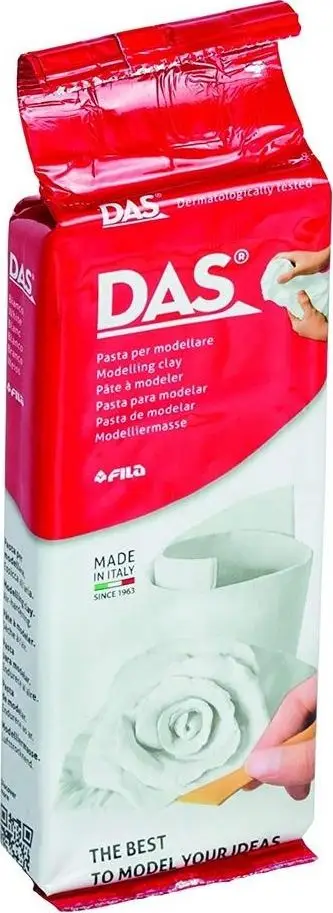 Balte modeluese DAS, 250g, forcohet në ajër, e bardhë