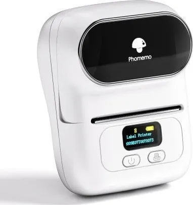 Printer etiketash Extralink Mini, portativ, i bardhë - 1