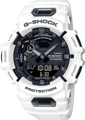 Ore sportive Casio G-Shock GBA-900-7AER, Bluetooth, rezistente ndaj goditjeve, e zezë