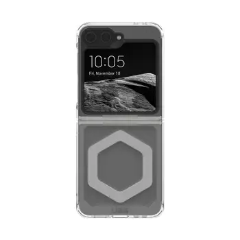 Këllëf telefoni UAG Plyo Pro për Samsung Galaxy Z Flip6, i tejdukshëm, magnetik, argjendtë