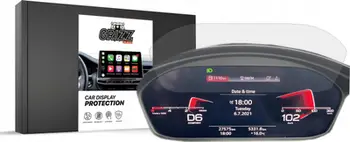 Folie mbrojtëse matte GRIZZ për ekran Audi Q5 FY Virtual Cockpit Plus 12.3", anti-gërvishtje, transparente