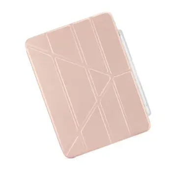 Mbrojtëse për tablet Pipetto Origami No3 për iPad 11" (2025, 11. Gen., A16), rozë e lehtë