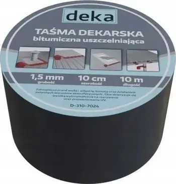 Bandë vulosëse çatie Deka Roofing Sealing Tape Alubutyl, 10 cm, 10 m, ngjyrë alumini