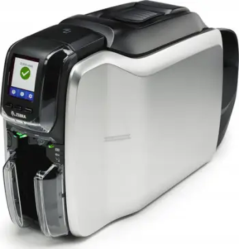 Printer kartelash plastike Zebra ZC300, 300 x 300 DPI, ngjyra, i bardhë