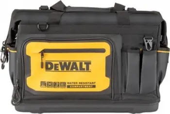 Çantë veglash DeWalt Pro Open Mouth 500mm, bazë plastike, e verdhë e zezë