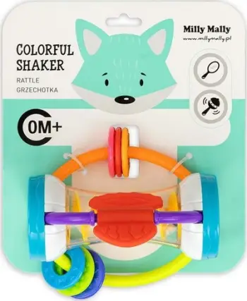 Lodër shakullinë Milly Mally Rattle Shaker, për foshnja, shumëngjyrëshe