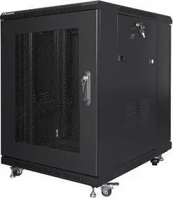 Kabinet rrjeti në këmbë Lanberg FF01-6815-23B 19", 15U, 600x800, i zi