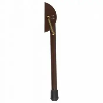 Këmbë mbështetëse për dyer dhe porta St 250, 250mm, diametër 14mm, kafe