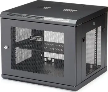 Kabinet rrjeti StarTech.com 4 Post 9U, 19", i zi