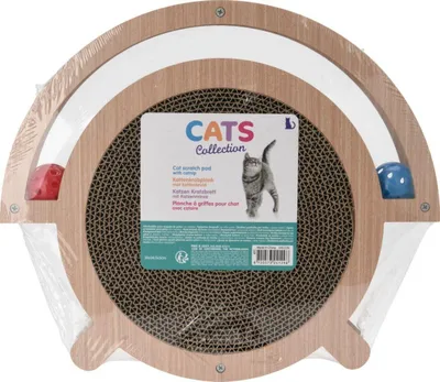 Tapet gërvishtjeje për mace Koopman Cat Scratch, MDF, i kafe - 1
