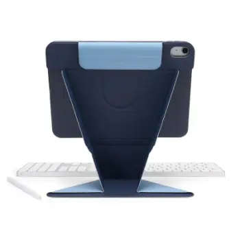 Mbrojtëse Pipetto Origami No6 Stand për iPad Air 13" (M3 2025/M2 2024), e kaltër e errët