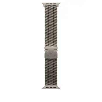 Apple Watch 49mm Milanese Loop, Natural Titanium Milanese Loop, S