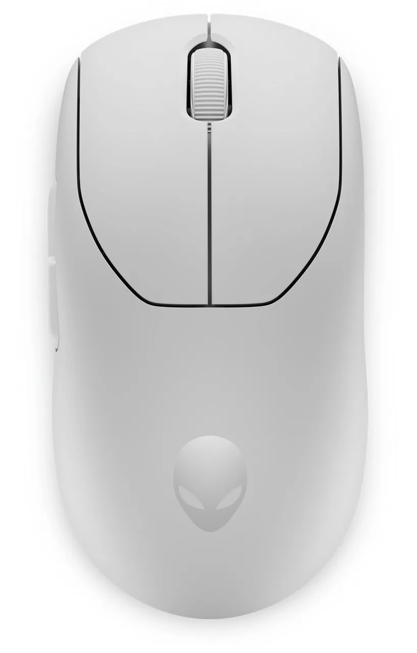 Maus Dell Alienware Pro Wireless RF, USB Type-C, 26000 DPI, i bardhë - 1