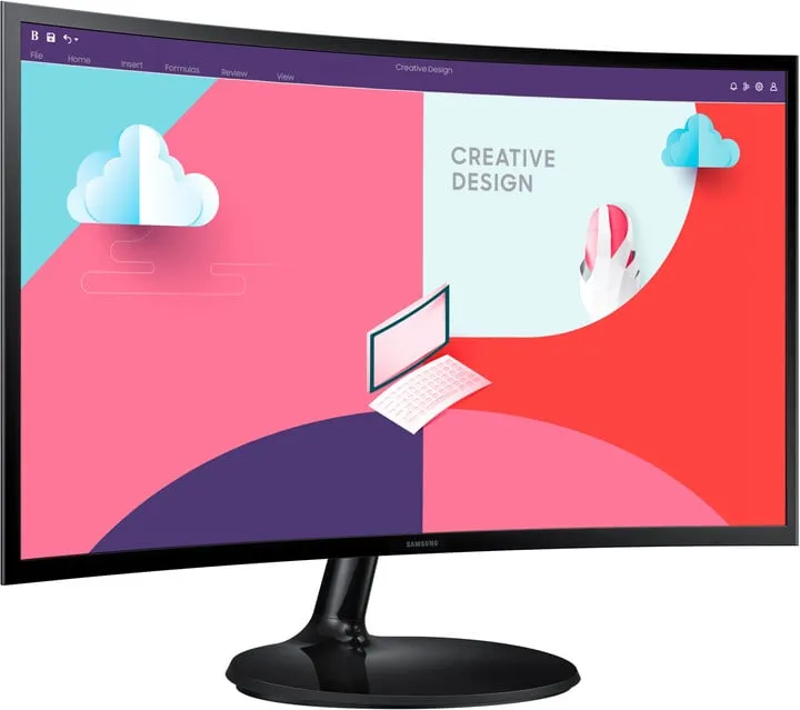 Monitor Samsung S360C - LED, 27", FHD, i zi - 2