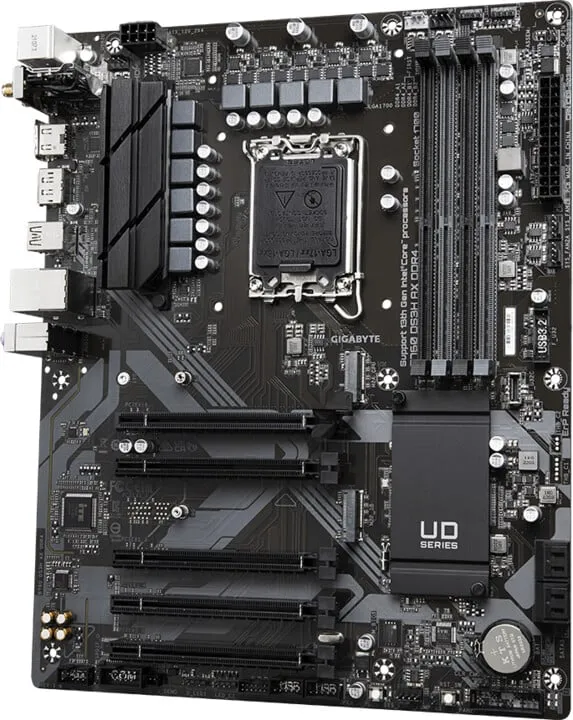 Pllakë amë GIGABYTE B760 DS3H AX DDR4 - Intel B760 - 3