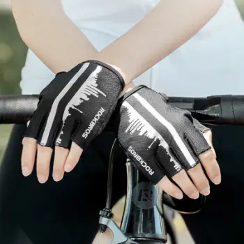 Doreza çiklizmi Rockbros S252-L, L, të zeza/ argjendta