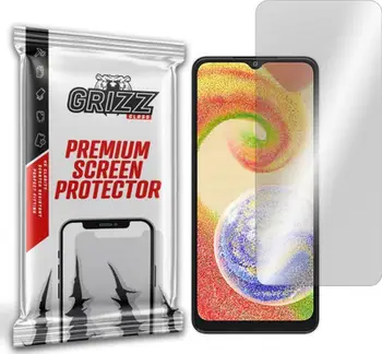 Mbrojtëse ekrani GrizzGlass Hydrogel për Samsung Galaxy A04, mbulim skaj më skaj, transparente