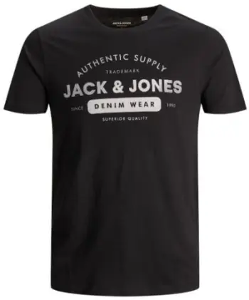Maicë Jack & Jones JJEJEANS Slim Fit, e zezë