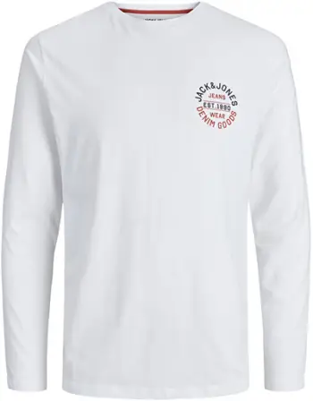 Maicë Jack&Jones JJMIKK Regular Fit 12235747 White