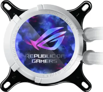 Ftohje me ujë për CPU, Asus ROG Strix LC III 360 ARGB LCD 90RC00W2-M0UAY0, 360mm, ARGB me ekran LCD, madhësi XL, e bardhë