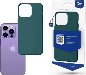 Kapak mbrojtës 3MK Matt Case për iPhone 14 Pro, TPU, lavatrine, jeshile lovage